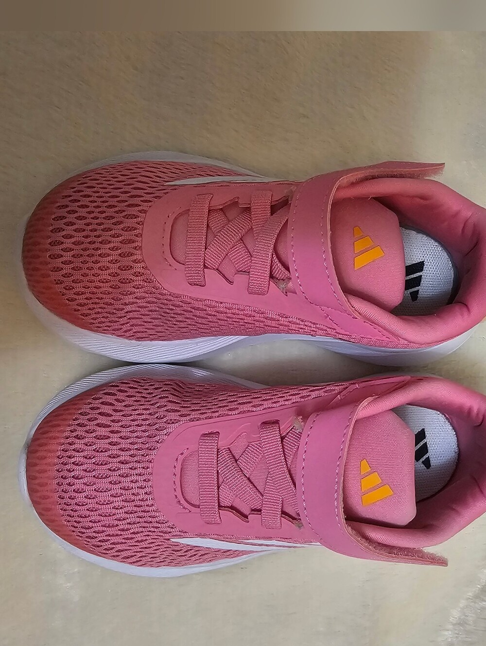 Adidas Duramo SL l'Bliss Pink Sneakers Shoes Girls Toddler Child Sz 9 Kids - Picture 4 of 14